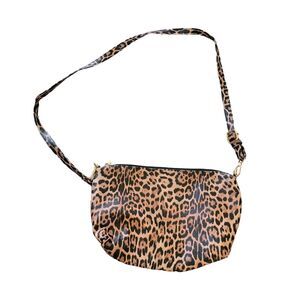 Leopard Print Faux Leather Crossbody